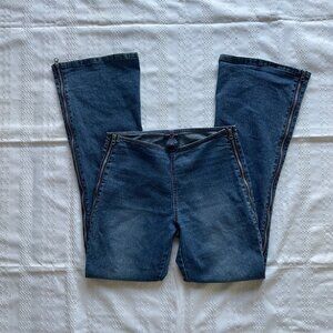 Vintage Zipper Flare Jeans Sargent Pepper